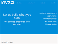 Tablet Screenshot of invexi.com